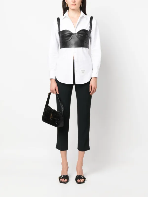 【送料&関税込】Alexander McQueen Cropped Trousers Alexander McQueen Tailored Cropped Trousers | Black | FARFETCH