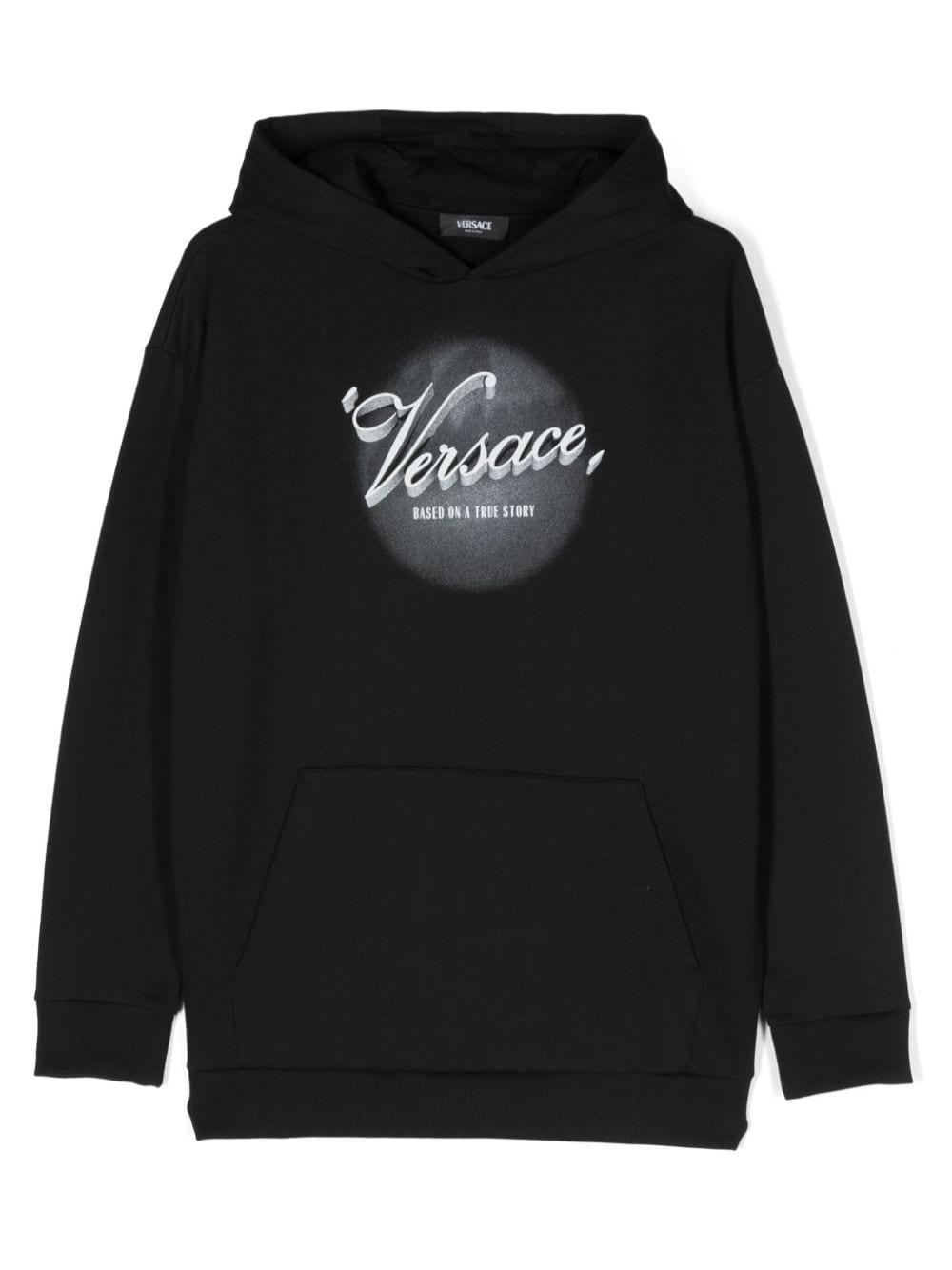 Image 1 of Versace Kids logo-print cotton hoodie