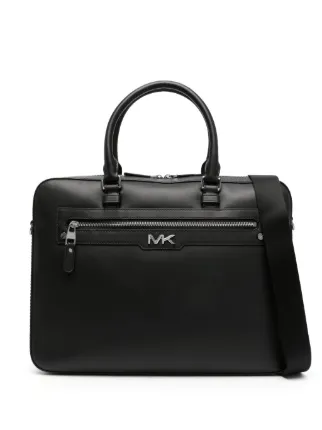 Michael Kors Collection Hudson Leather Briefcase Black FARFETCH UK