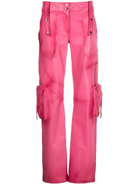 Blumarine pantalones cargo con diseño slim