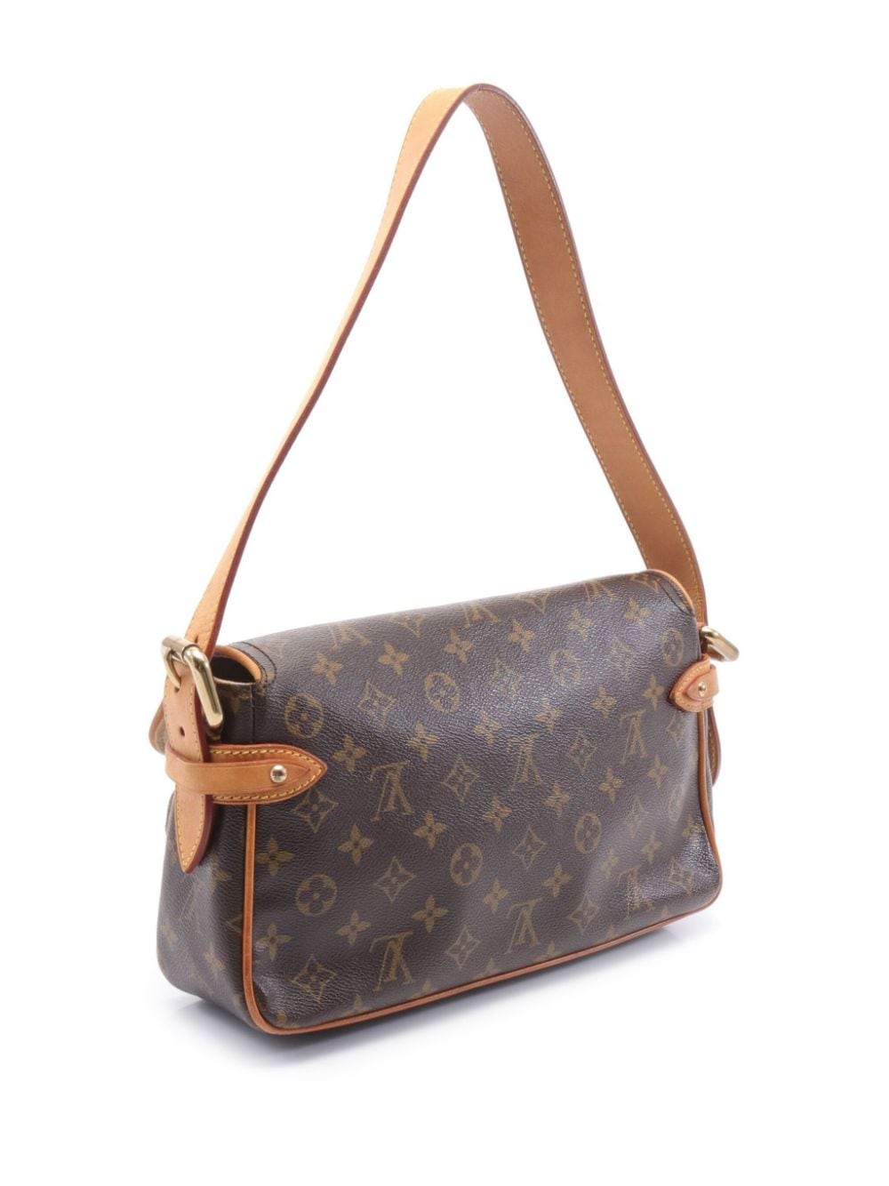 Pre-owned Louis Vuitton 2000-2010 Hudson Pm Shoulder Bag In Brown