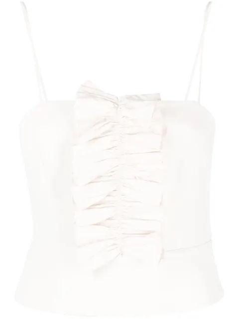 PINKO bow-detailing sleeveless top