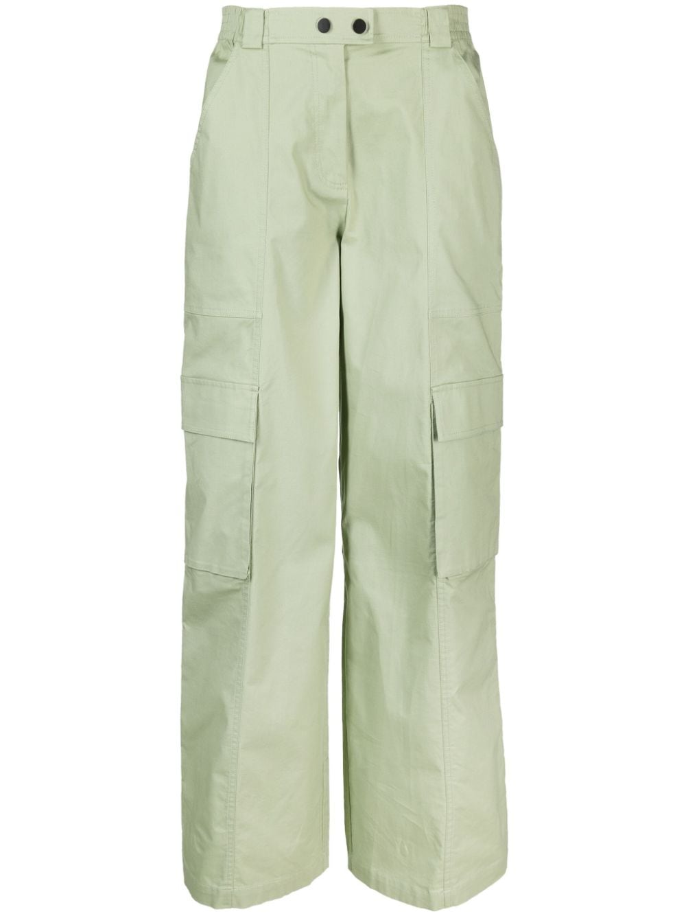 Shop Simkhai Lionelle Cargo Trousers In Green