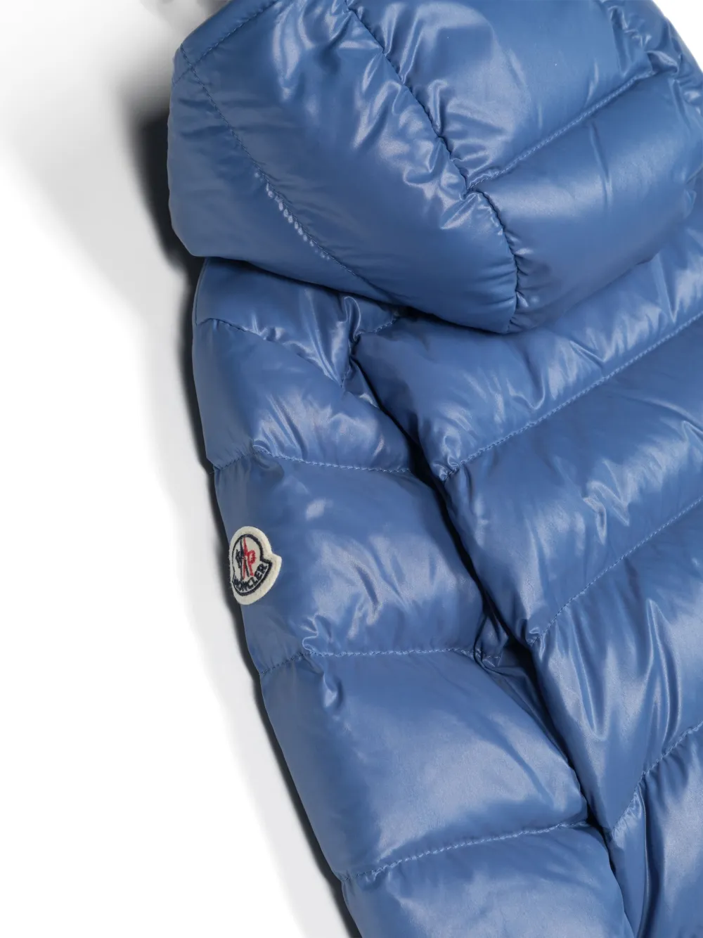 Moncler Enfant Newaubert Hooded Padded Jacket | Blue | FARFETCH