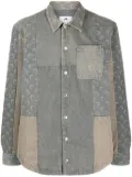 Marine Serre Regenerated Denim shirt - Blue