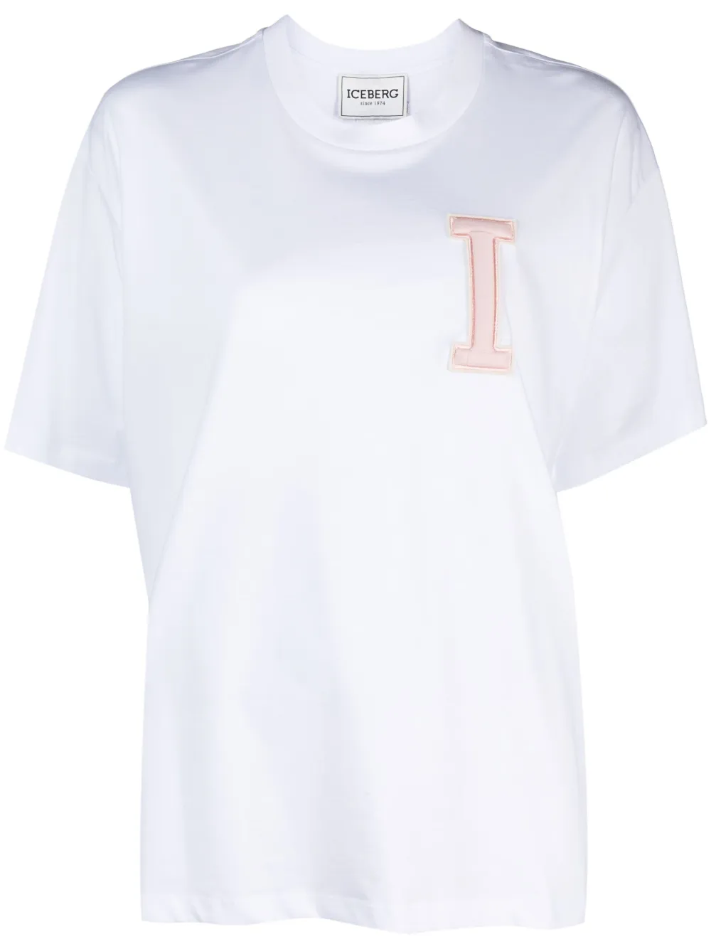 Iceberg logo-patch cotton T-shirt
