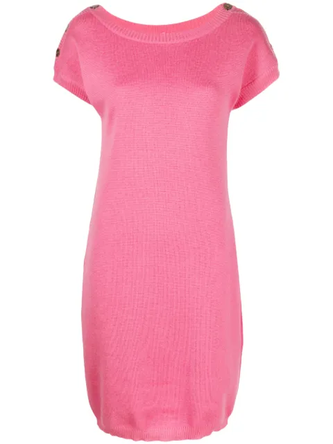 Saint Laurent Pre-Owned short-sleeve knitted dress