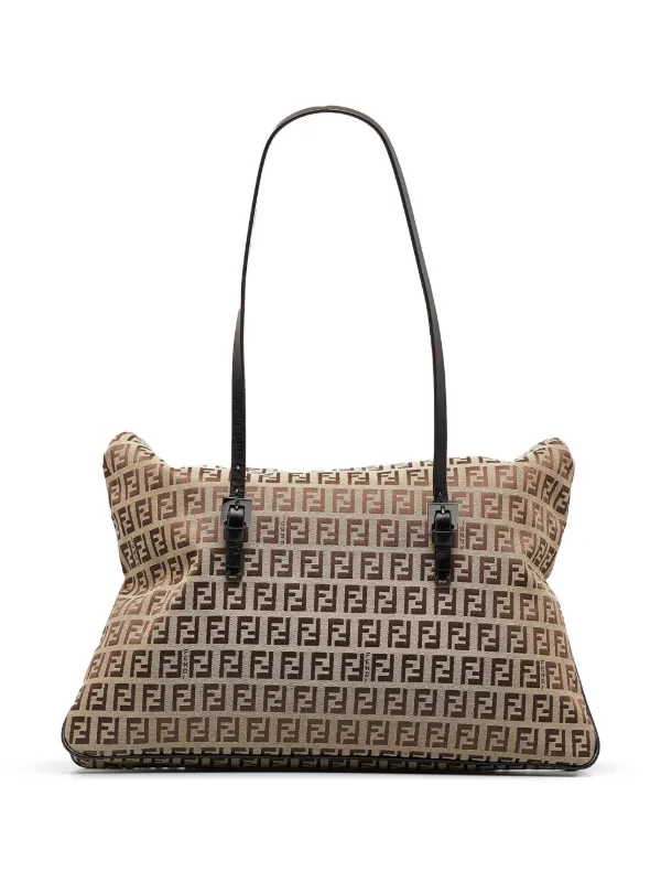 Fendi Pre-Owned Zucchino Canvas Tote Bag - Farfetch