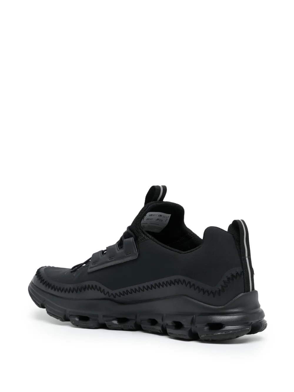 Ugg Ascot Lace-up Sneakers In Black