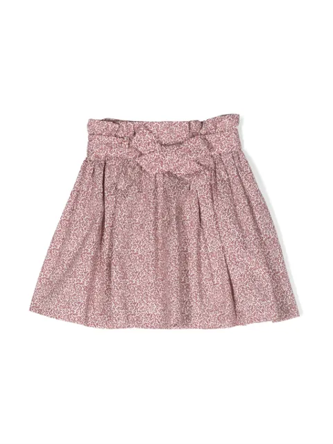 Bonpoint floral-print cotton skirt