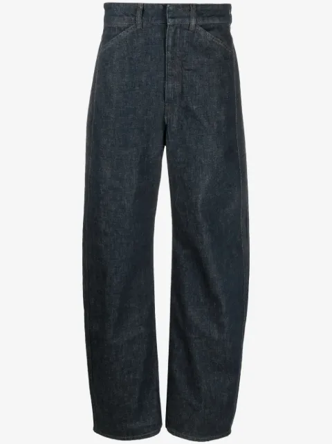 LEMAIRE seamless mid-rise wide-leg jeans