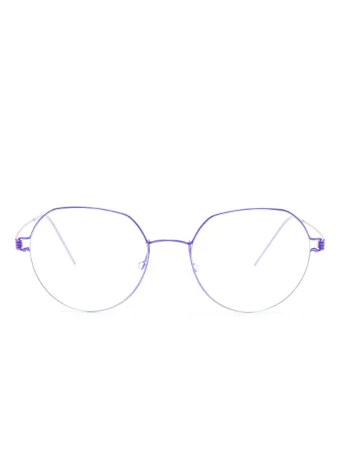 Lindberg 에반 77 라운드 프레임 안경 