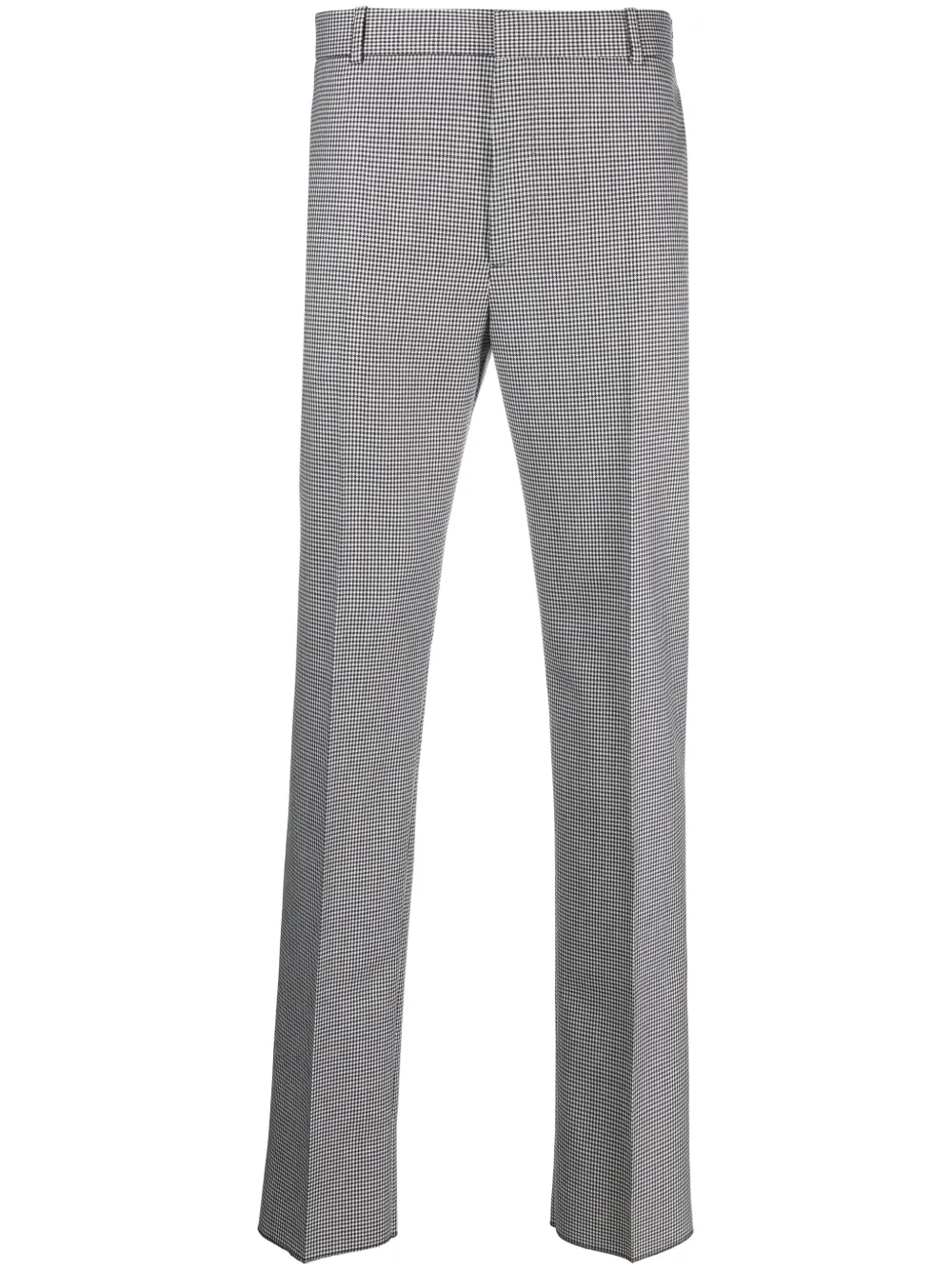 houndstooth tailored trousers