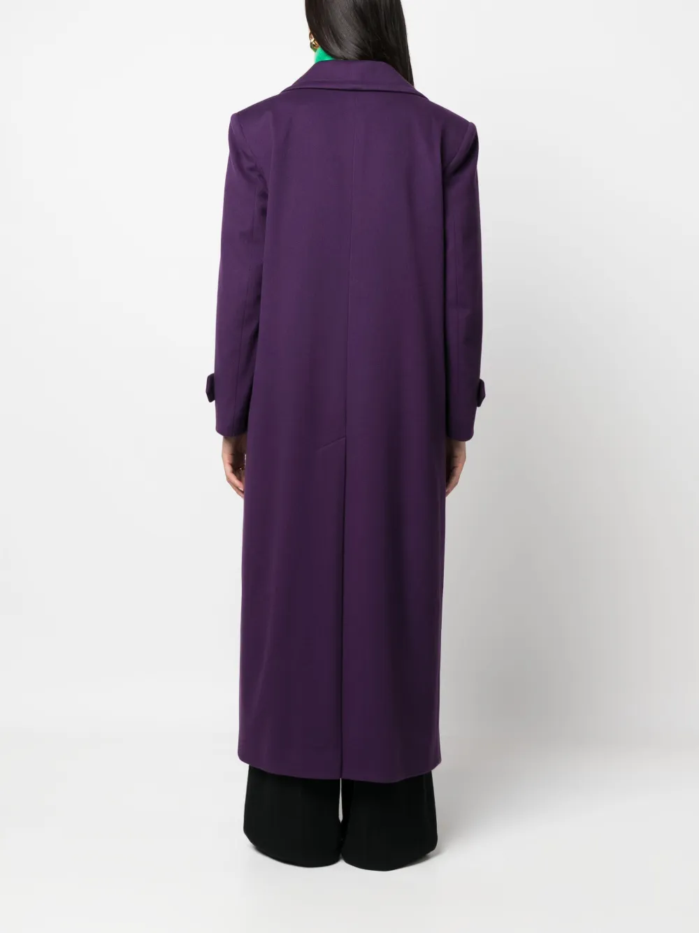 【関税込み】TAGLIATORE JULIA COAT Tagliatore Julia single-breasted Coat | Purple | FARFETCH