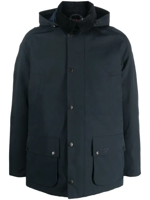 Barbour chamarra impermeable con capucha
