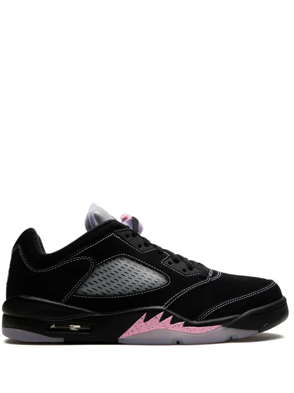 Jordan 5 clearance black and pink