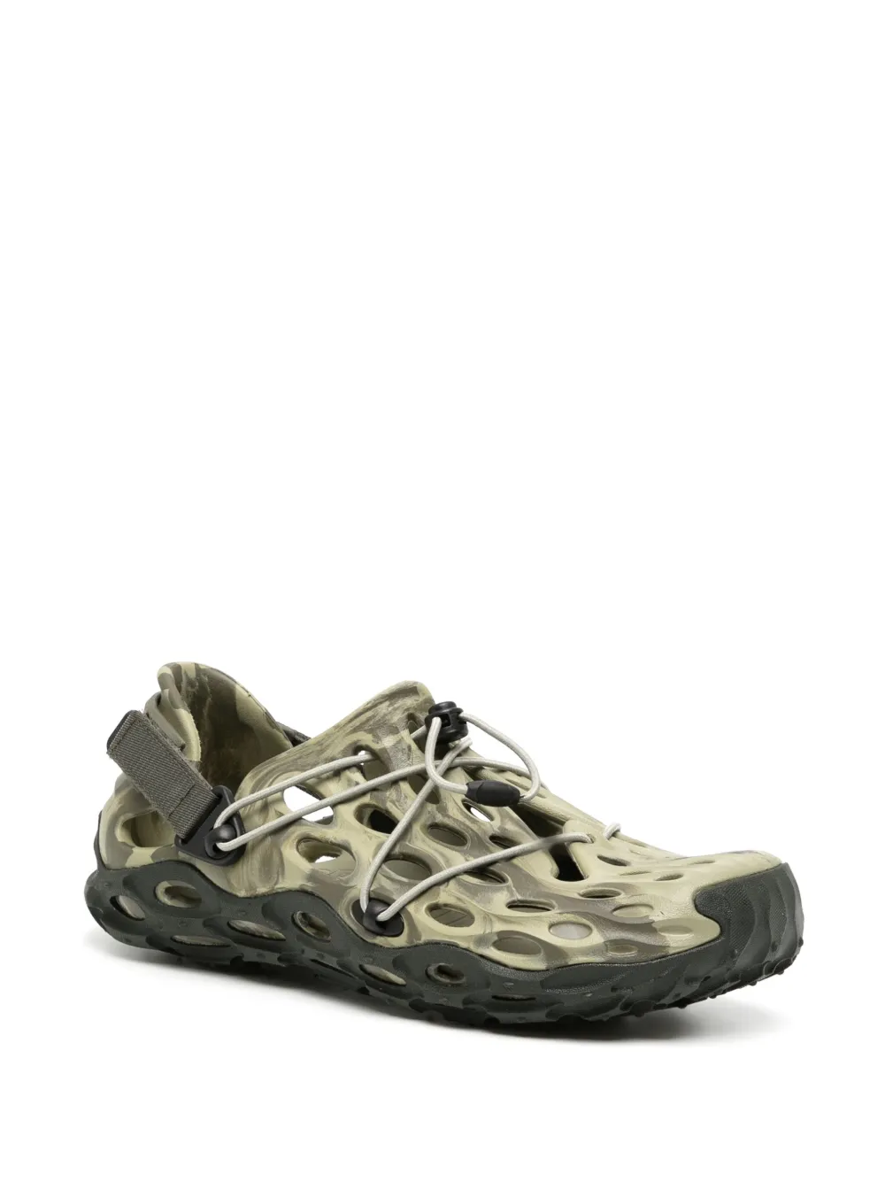 Merrell Hydro Moc At Cage geperforeerde sandalen - Groen