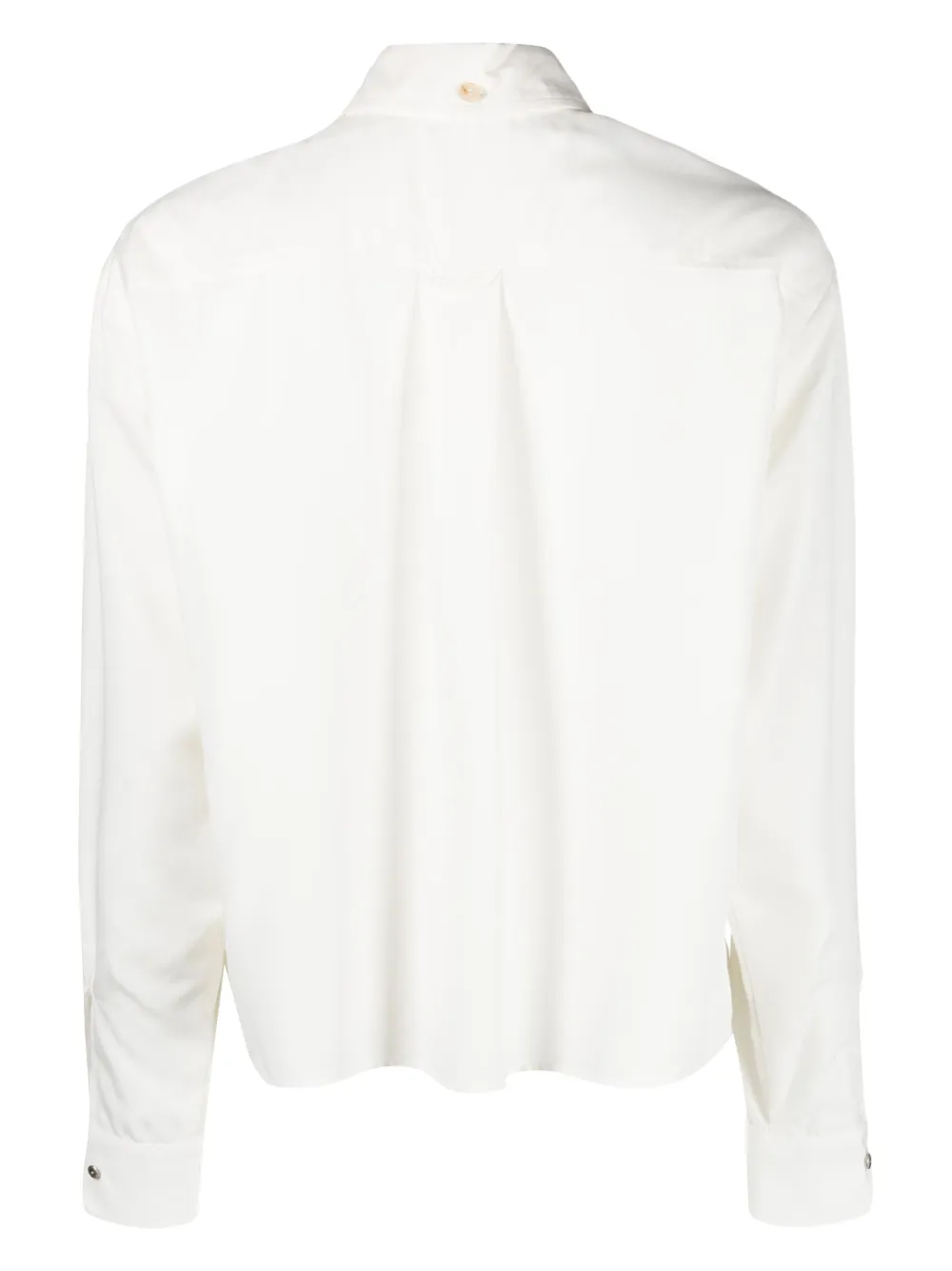 Alysi sequin-embellished long-sleeved shirt - Wit