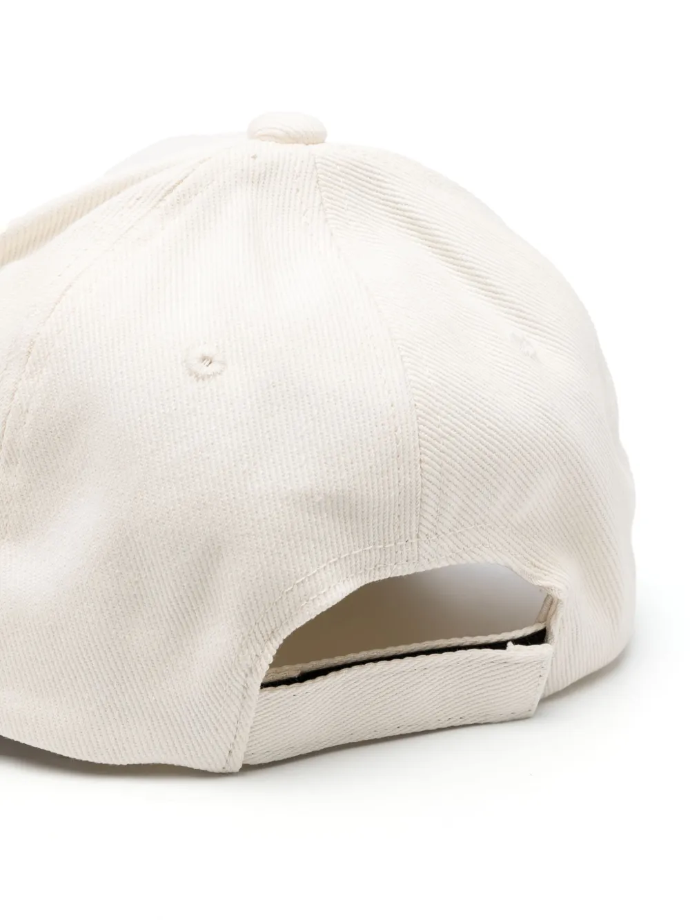 Emporio Armani logo-embroidery baseball cap - Beige
