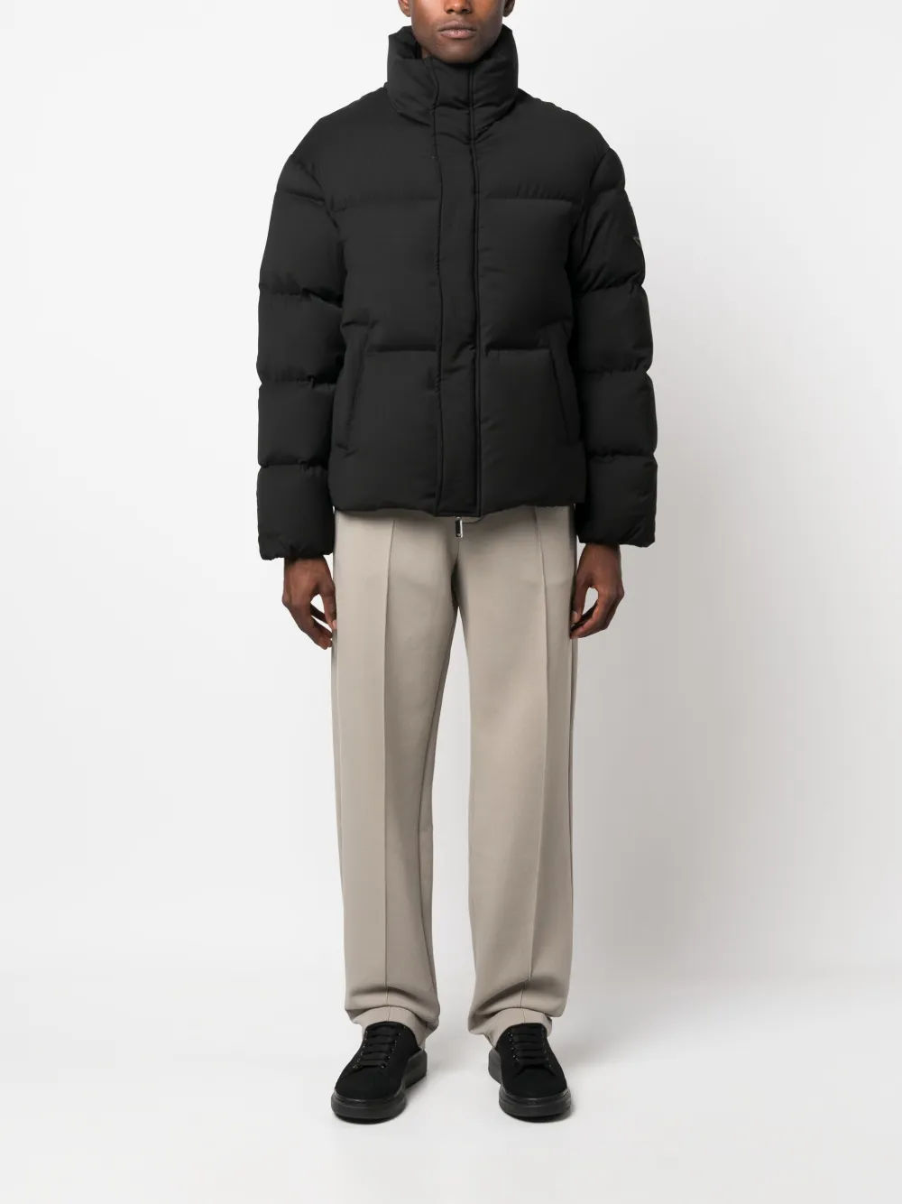 Emporio Armani drawstring-waistband track pants - Groen