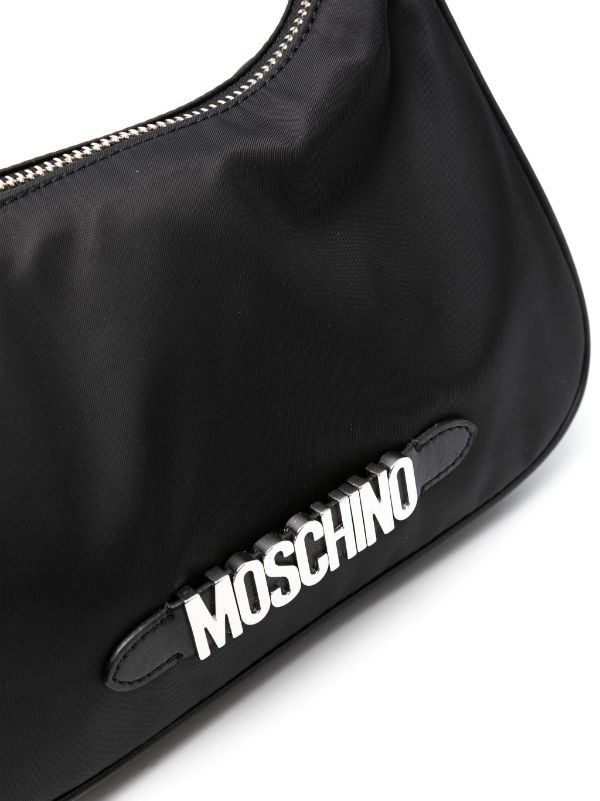 Moschino ロゴプレート ショルダーバッグ - Farfetch