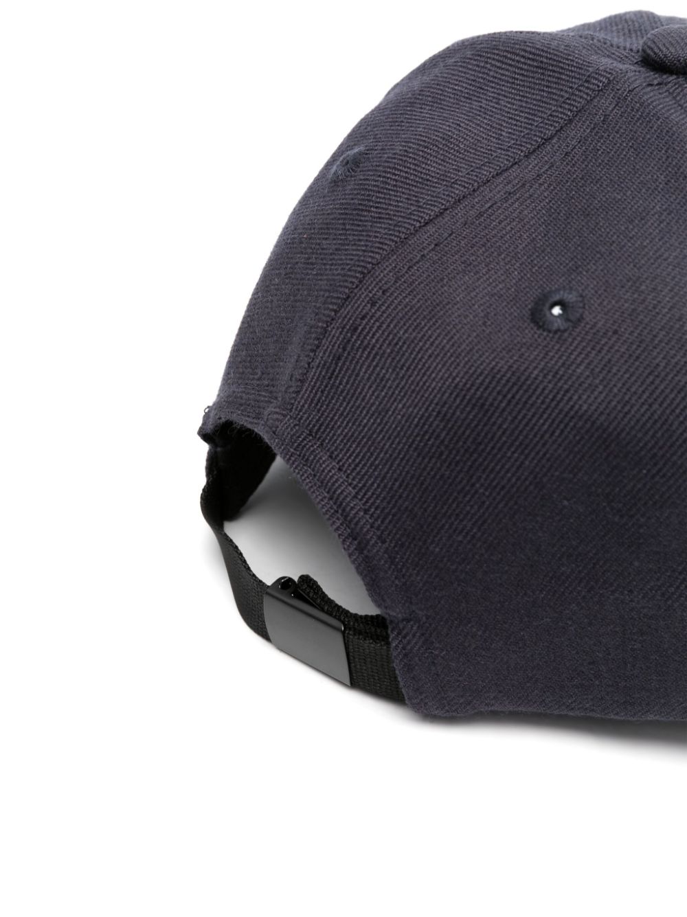 Stone Island Junior Compass-motif cotton baseball cap - Blauw