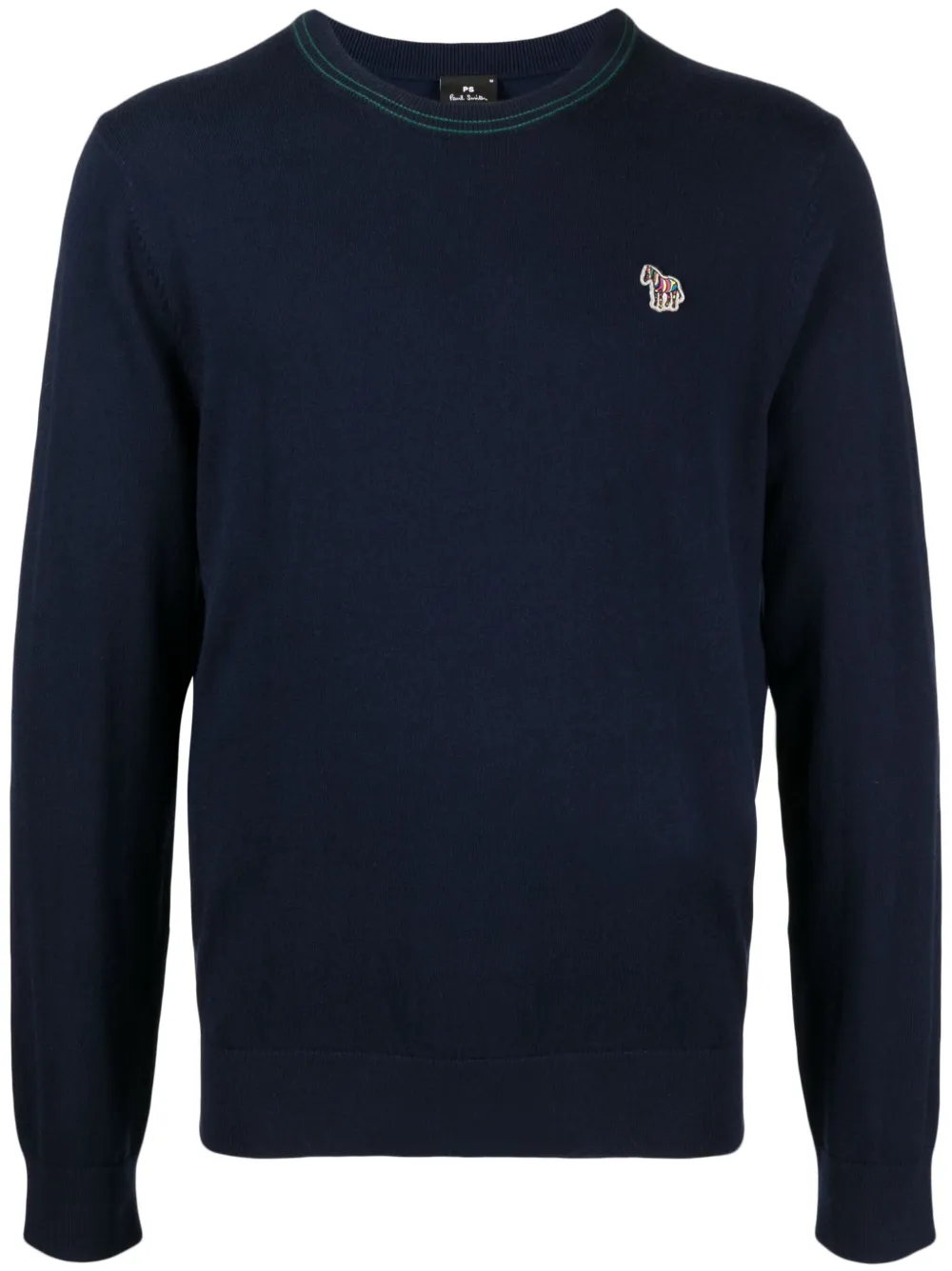 PS Paul Smith Trui met gestreepte afwerking Blauw