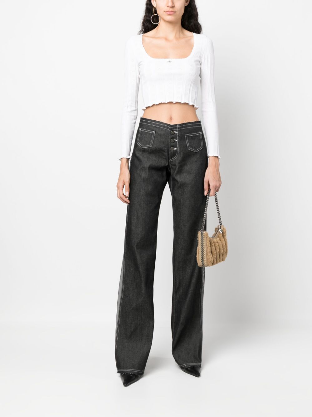 Alexander Wang Cropped top - Wit