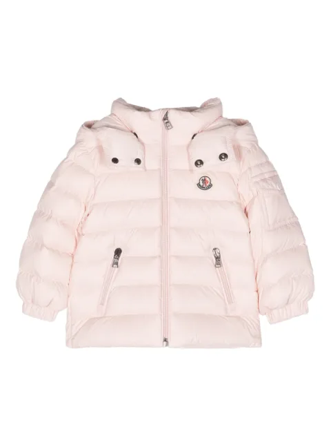 Moncler Enfant logo-patch hooded padded jacket
