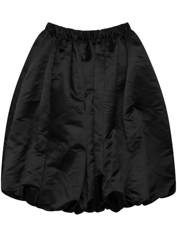 Elastic waist skirt clearance black