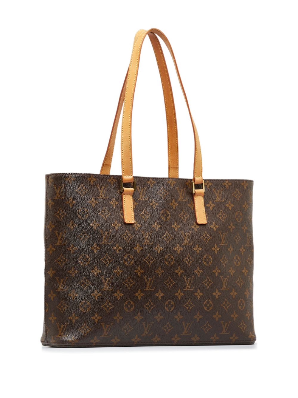 Louis+Vuitton+Luco+Tote+Brown+Leather for sale online