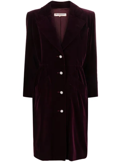Saint Laurent Pre-Owned abrigo con botones