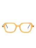 Kuboraum P4 square-frame glasses - Black
