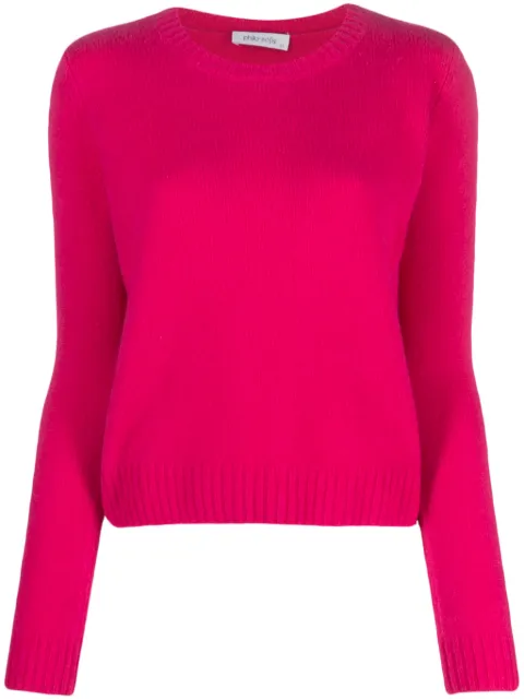 Philo-Sofie Kaschmirpullover mit rundem Ausschnitt