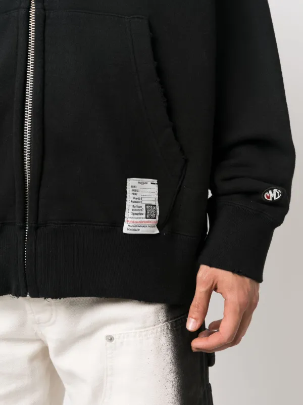 Maison MIHARA YASUHIRO logo-embroidered Cotton Hoodie