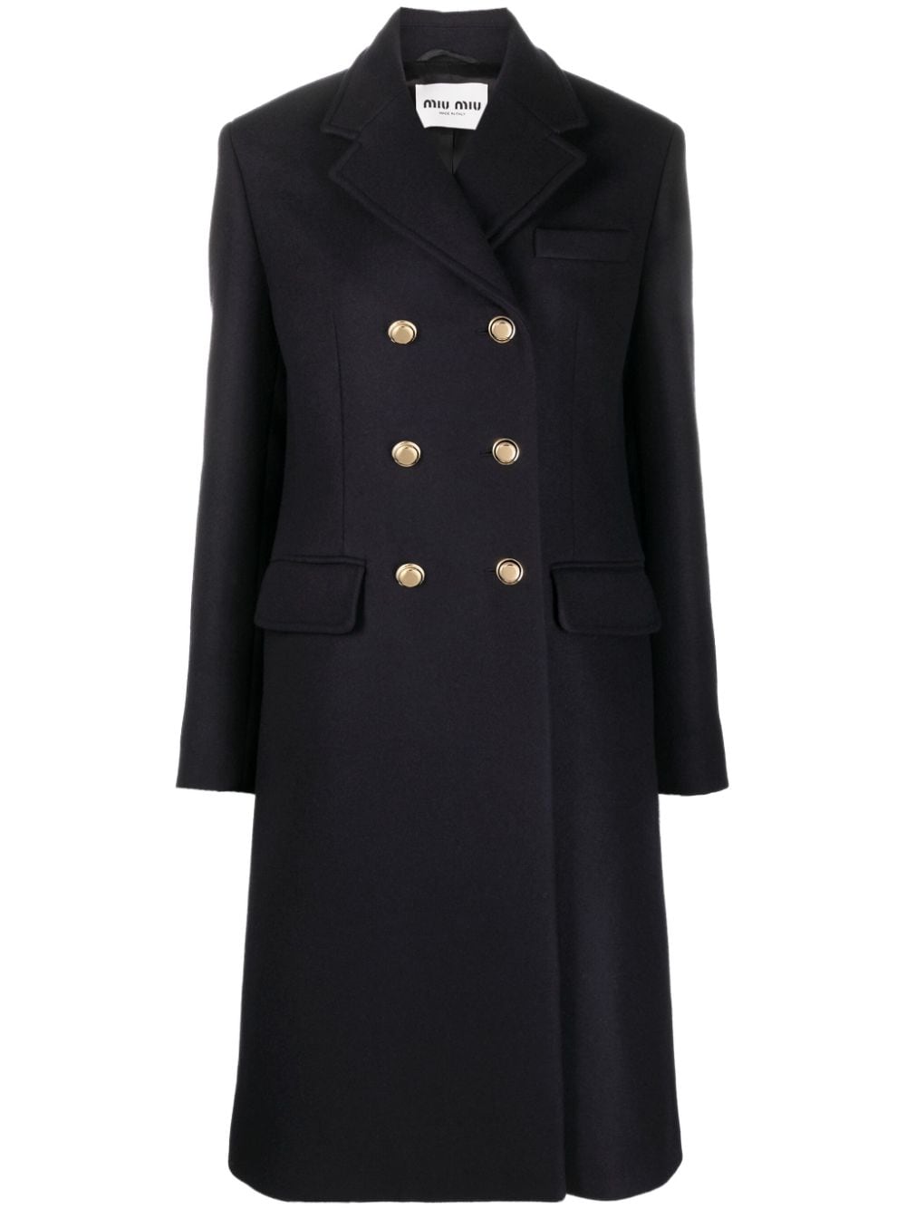 Miu Miu double-breasted Wool Coat - Farfetch