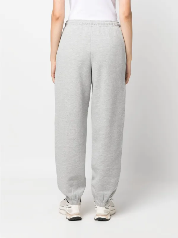 Moncler logo-patch cotton-blend Track Pants | Grey | FARFETCH SK