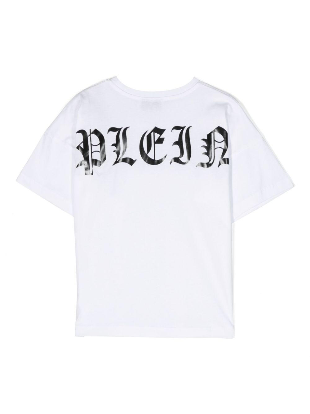 Philipp Plein Junior logo-print cotton T-shirt - Wit