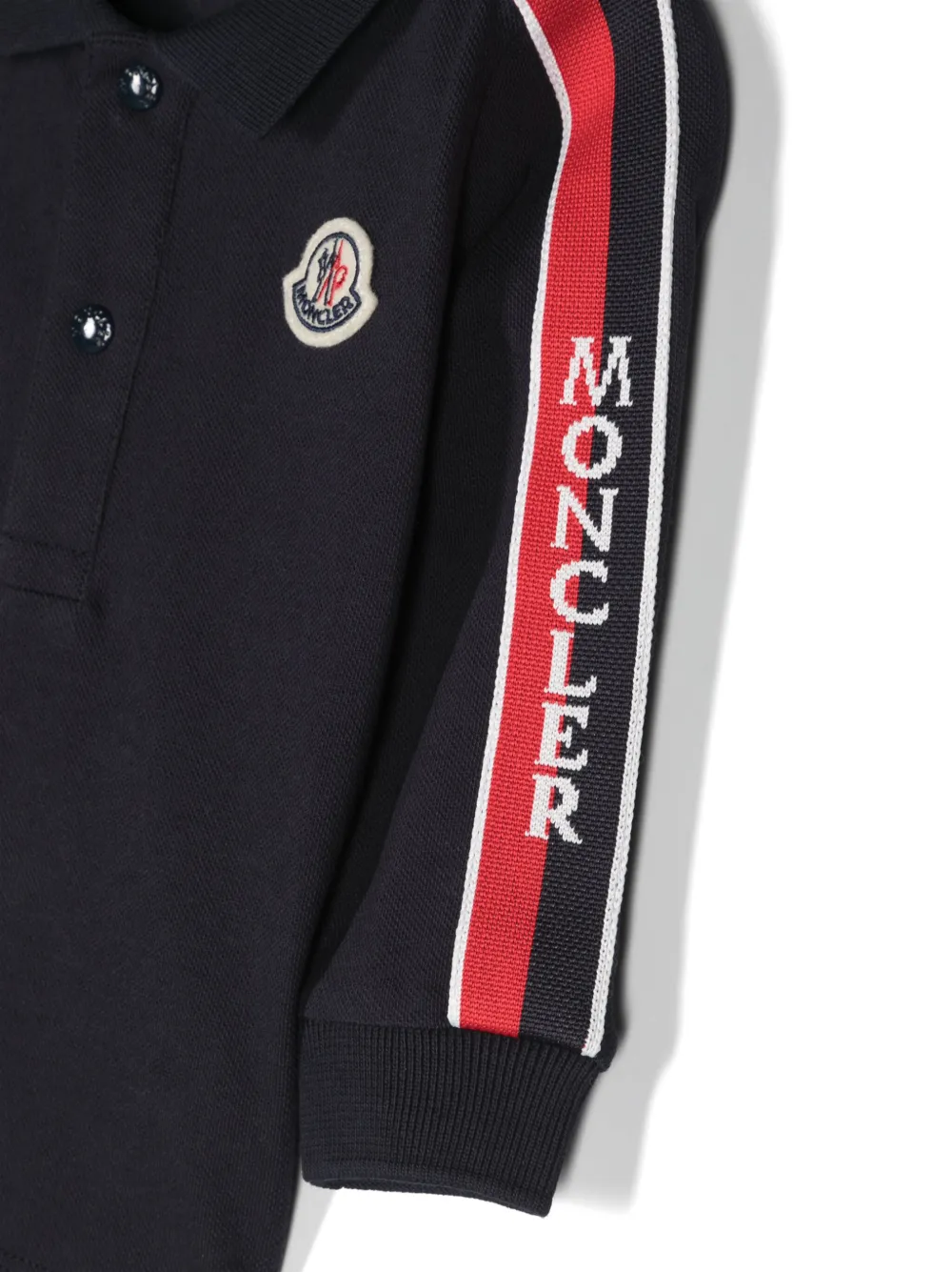 Moncler Enfant ストライプ ポロシャツ | ブルー | FARFETCH JP