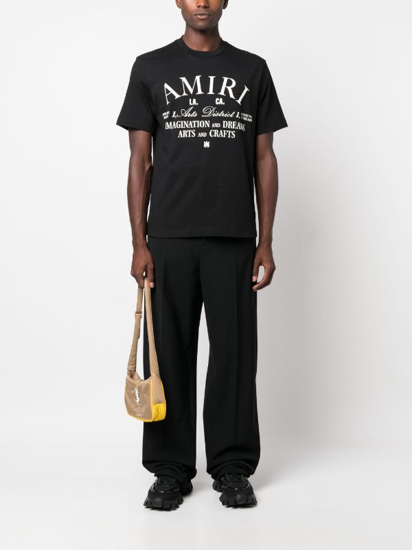 AMIRI logo-print Cotton T-shirt - Farfetch