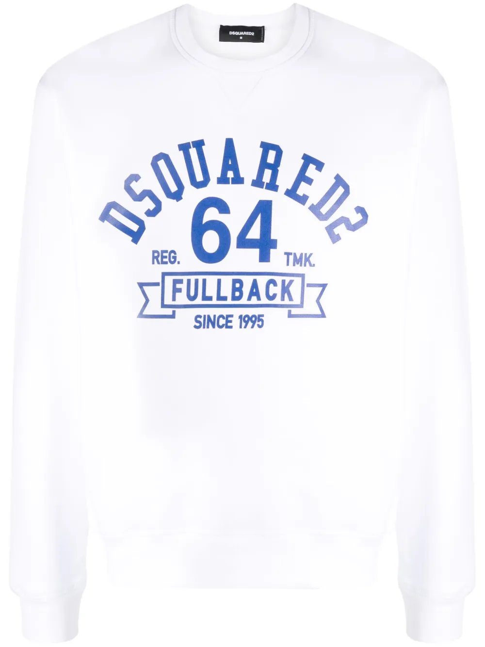 Dsquared2 Logo-print Cotton Sweatshirt In White