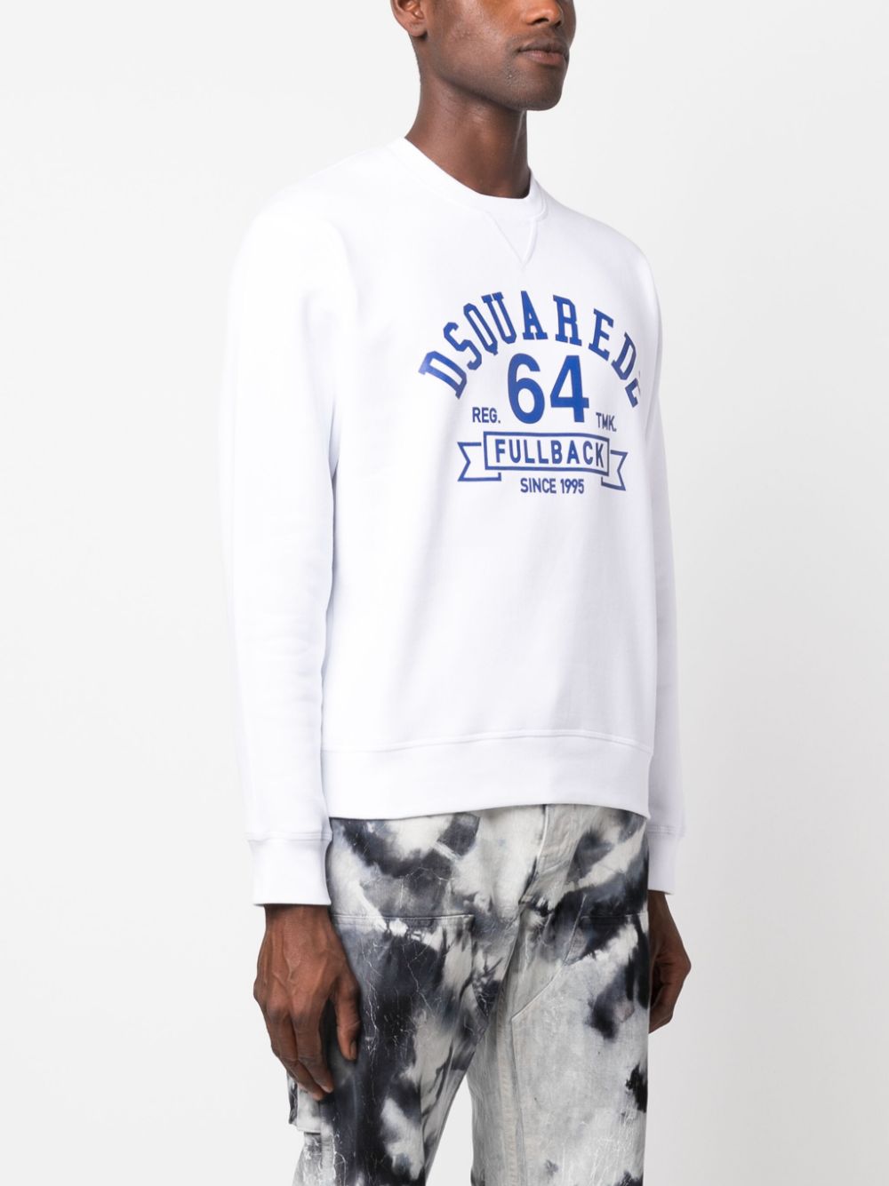 DSQUARED2 logo-print cotton sweatshirt Men