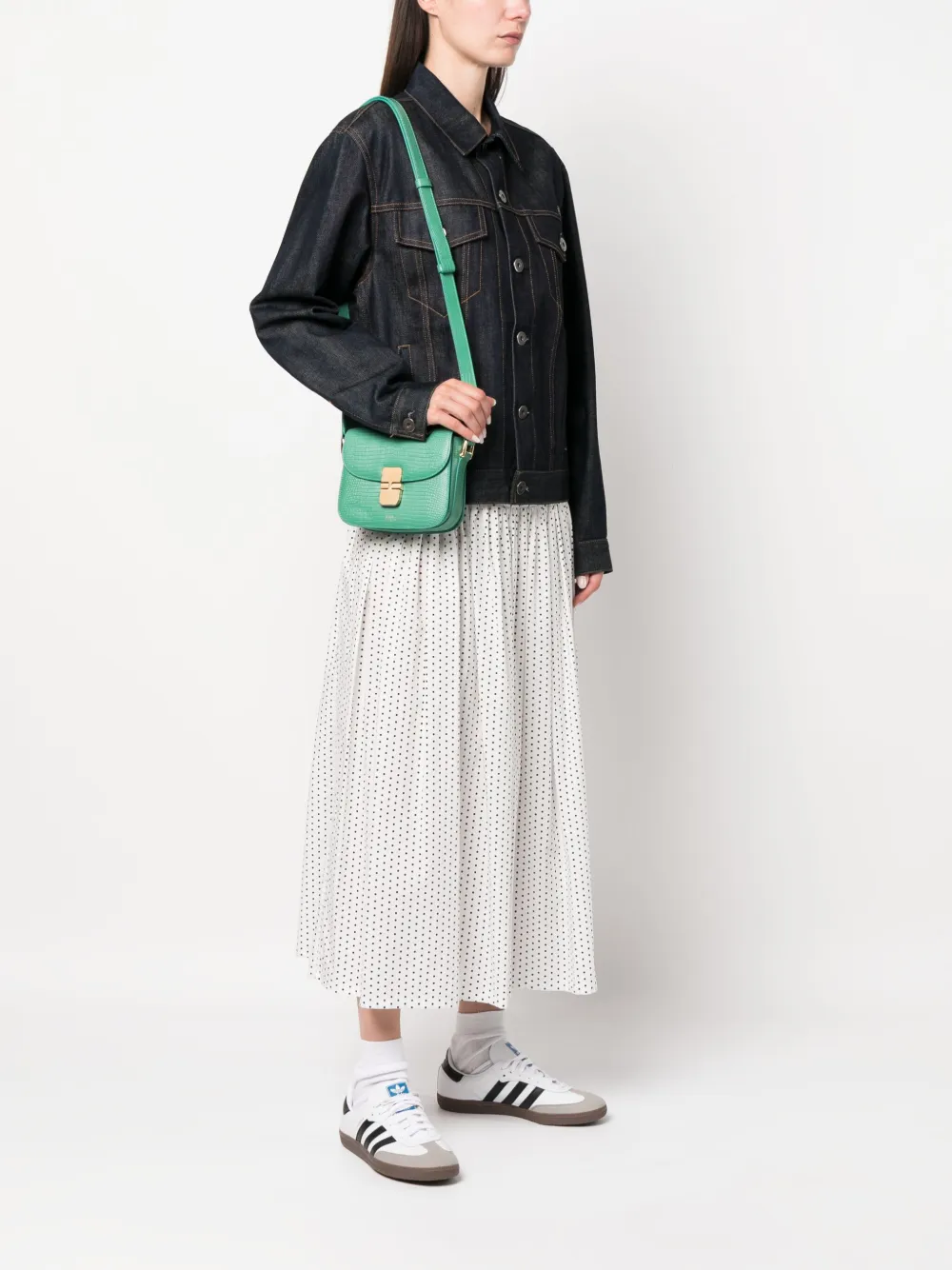 A.P.C. small Grace shoulder bag - Groen