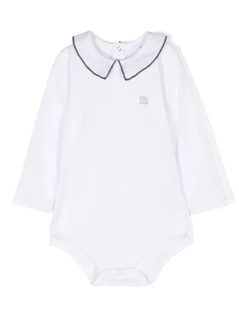 Douuod Kids logo-print long-sleeve body 