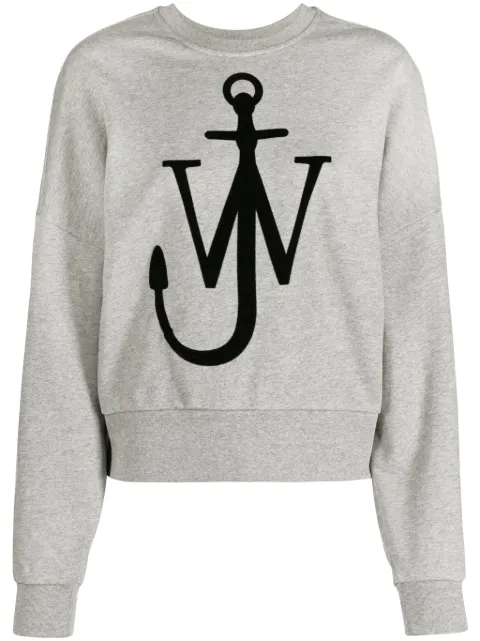 JW Anderson anchor-print cotton sweatshirt