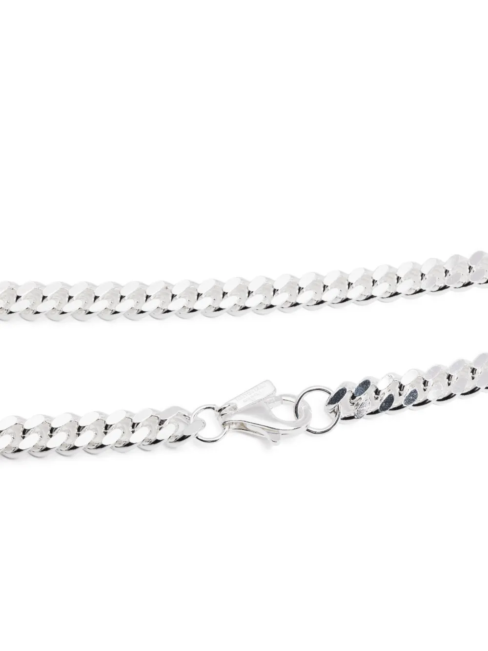 Hatton Labs Cuban Chain Necklace In Silver