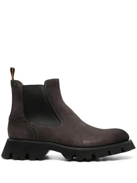Santoni Frankie suede boots