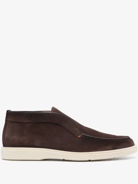 Santoni замшевые ботинки