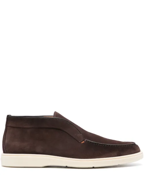 Santoni bottines en daim - Marron - Santoni - Modalova