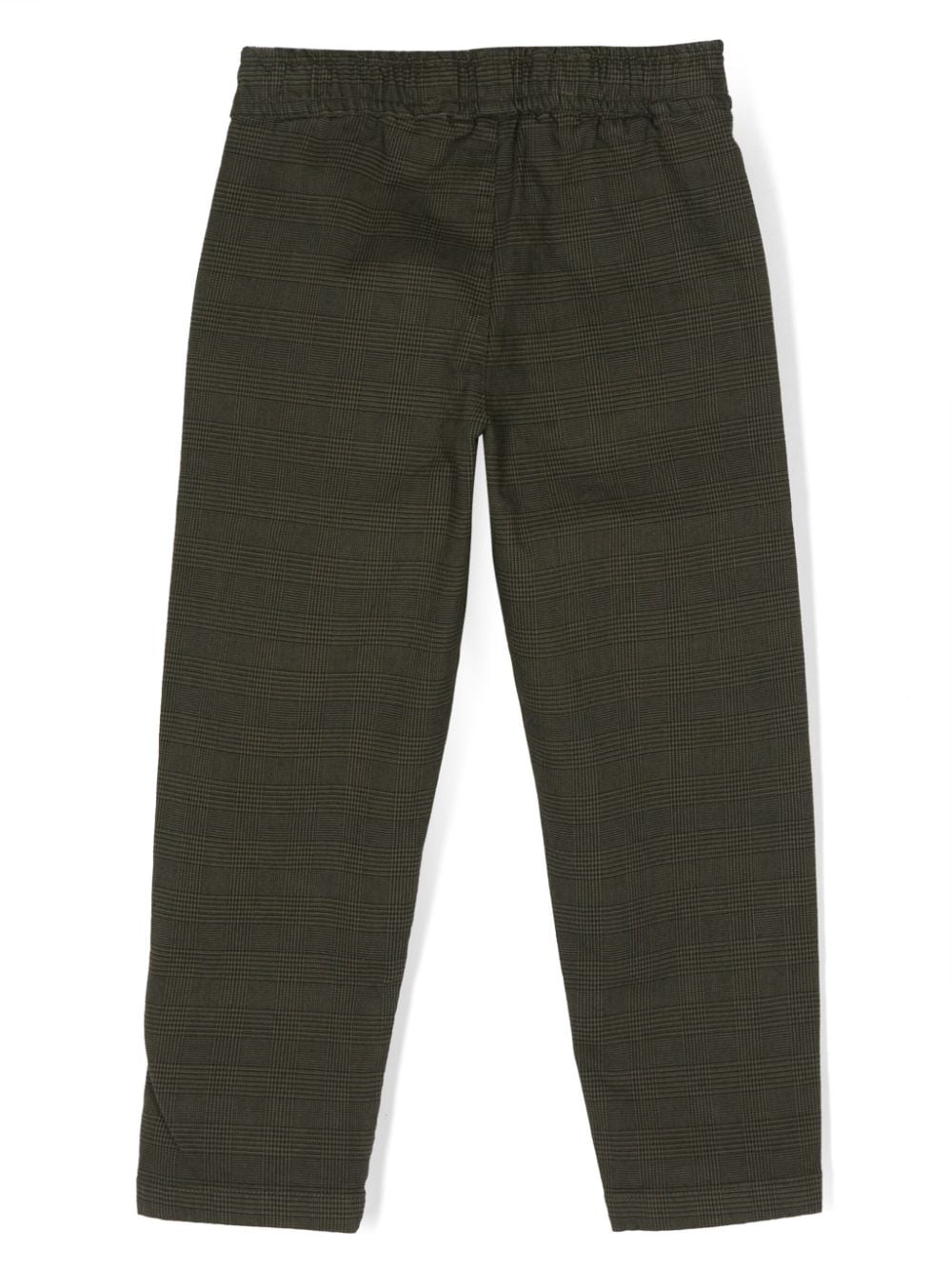 Aspesi Kids Prince-Of-Wales check-pattern trousers - Groen